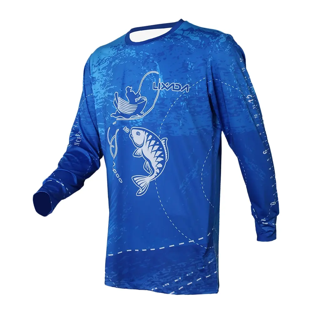Lixada солнцезащитный лонгслив, рубашка для рыбалки, быстросохнущая дышащая одежда для рыбалки, одежда для рыбалки, стильная мужская одежда