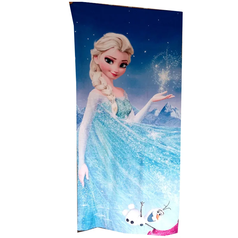 Детское хлопковое банное полотенце мультяшный Микки Маус Эльза Человек паук