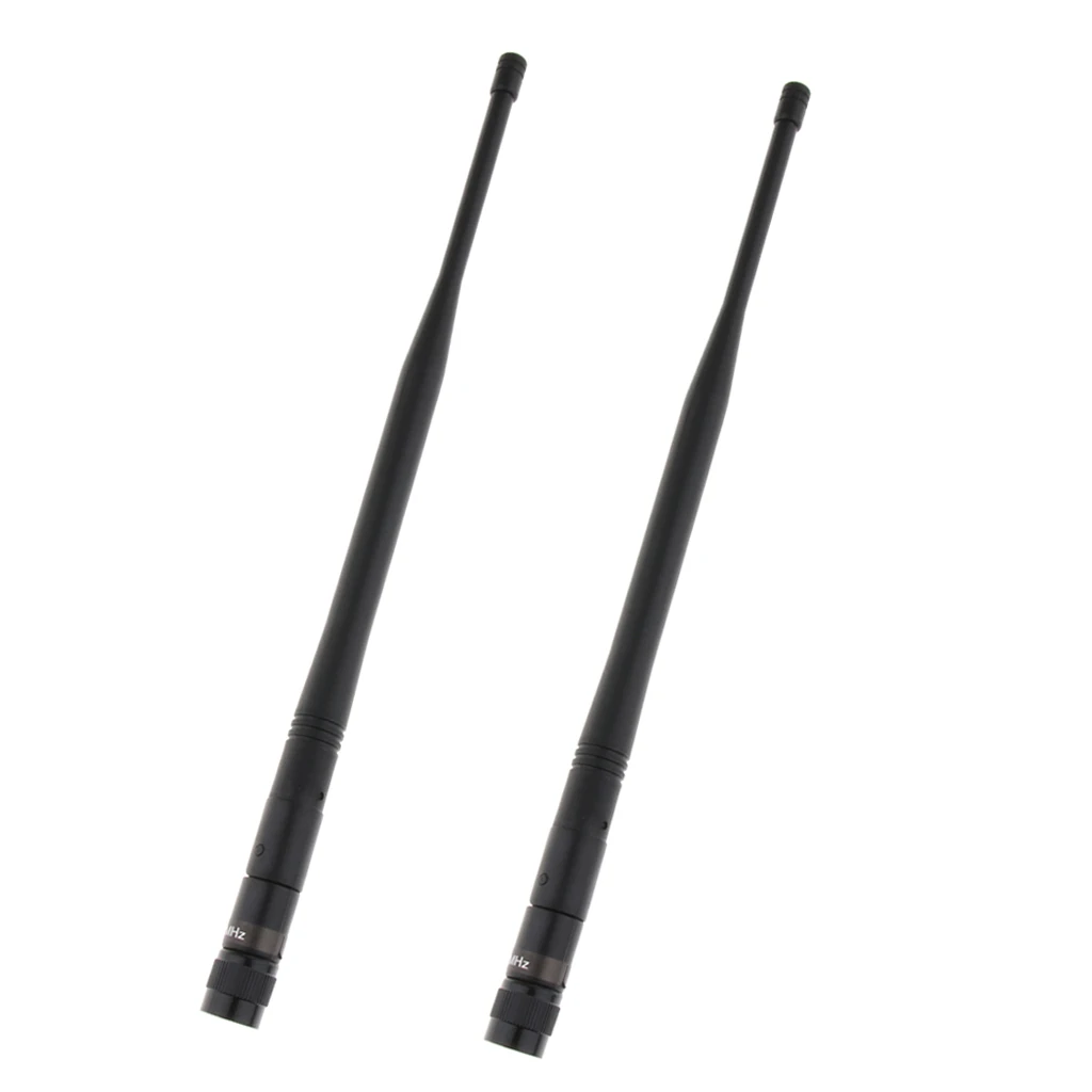 2 Pieces Plastic TNC/BNC UHF Microphone Antenna Connector Signal Line