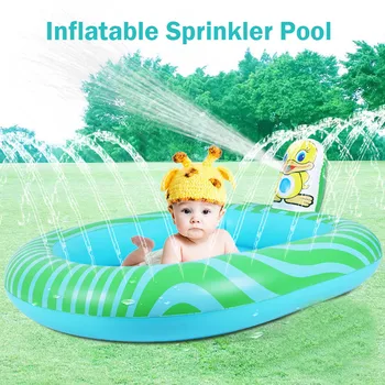 

Inflatable Sprinkler Pool Waterpark For Kids Toddlers Wading Swimming Piscine Gonflable Swimming Pool For Kids Sprinkler Pool