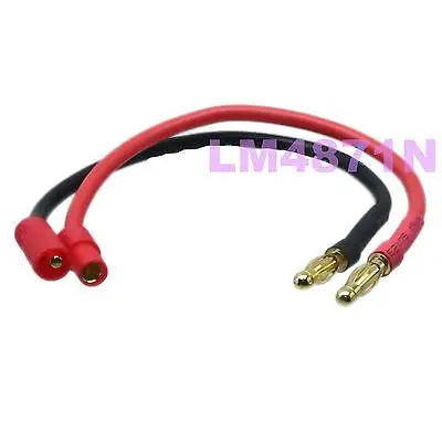 

DHL/EMS 50 LOTS Charging Cable HXT 3.5mm to 4.0mm Bullet banana fits B6 Charger Walkera Battery -d2