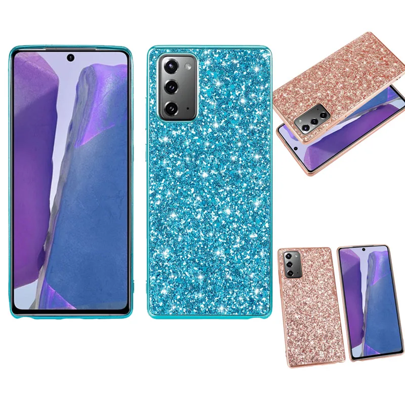 

For SamSung Galaxy Note 20 Case fashion Bling diamond Glitte Phone Case For SamSung Note 20 soft Silicone Anti-fall Back Cover