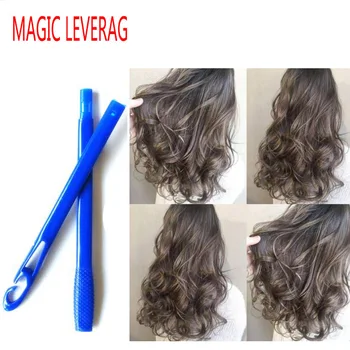 

DIY Magic Hair Curler No Heat Soft Rubber Silicone Rollers Hair Curlers Sleeping No Clip Hair Curling Styling