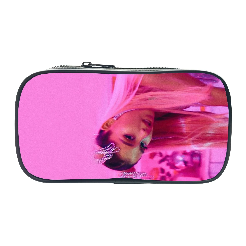 Детский чехол-карандаш Ariana Grande, 7 колец, маленькая сумка-тоут, косметичка для мальчиков и девочек, канцелярские сумки для хранения, школьные принадлежности, косметичка - Цвет: 111--JX-Ariana 5