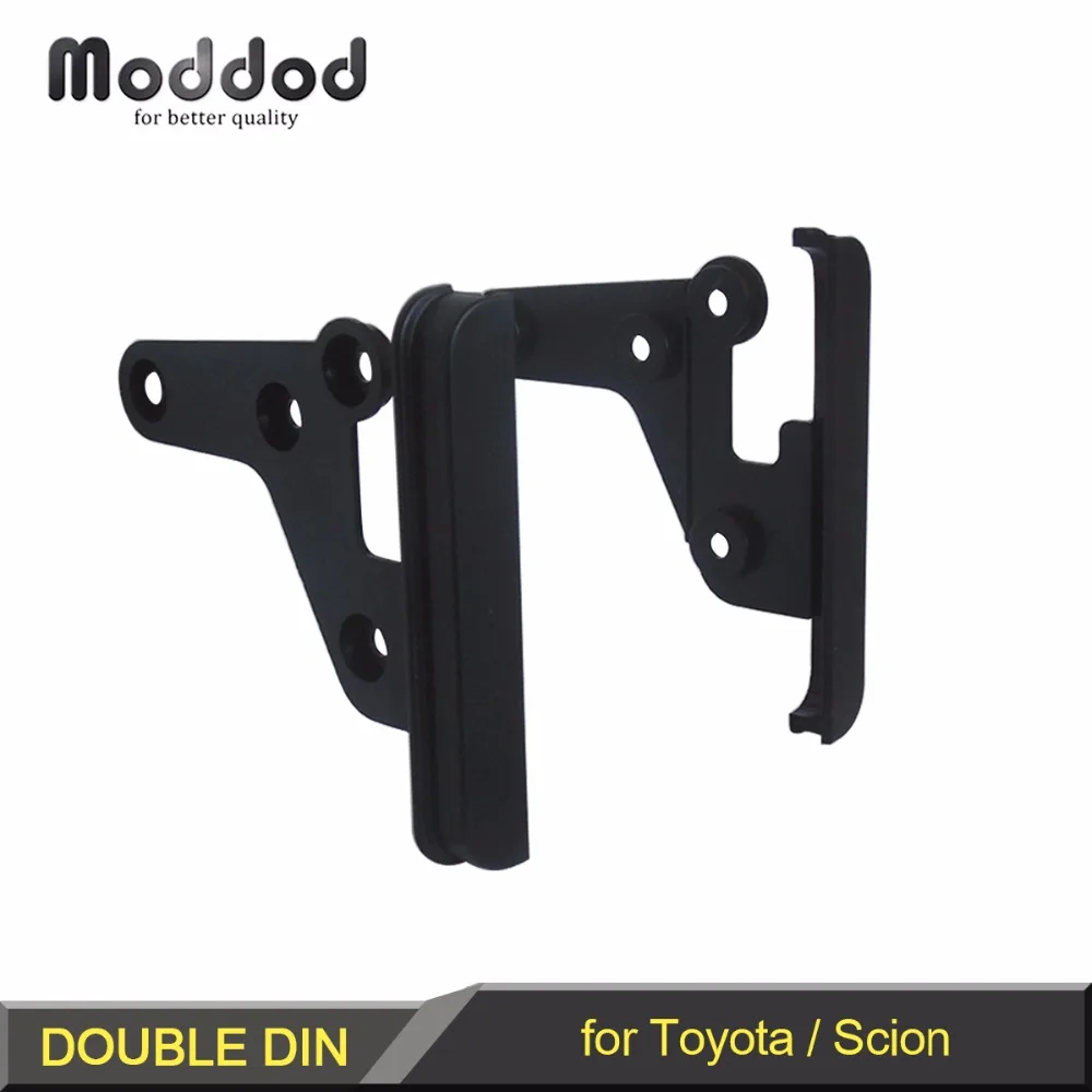 

Dash Kit for 2000-Up Toyota and Scion Vehicles Universal Brackets Double Din Trim Ring Installation Fascia
