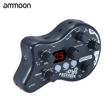 

Ammoon PockRock Portable Guitar Effect Pedal Guitar Multi-Effect Processor Pedal Guitar Pedal Effect Electric Guitar Accessories