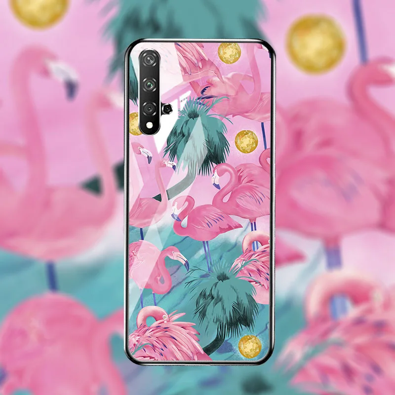 Чехол из закаленного стекла для huawei Honor 20 чехол, Жесткий ПК, цветной чехол для huawei Honor 20, чехол-бампер Honor20 pro чехол, задняя крышка