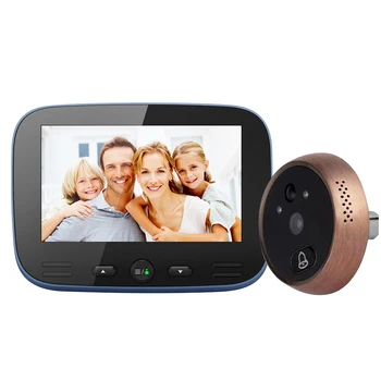 

Professional Door Camera Practical Night Vision Home Digital Peephole Security Doorbell Viewer 4.3 Inch Color Screen Electronic
