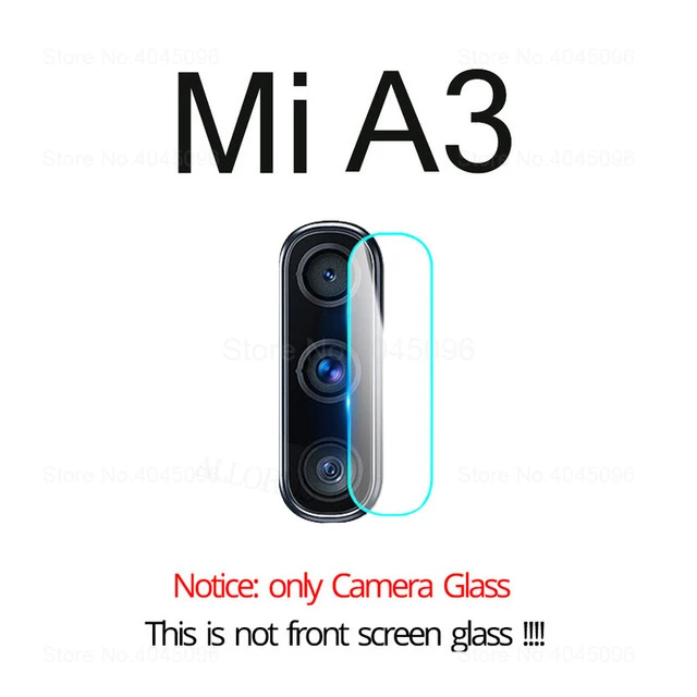 1pcs camera film Защитное стекло 2 в 1 для задней крышки камеры xiaomi mi a3 для xio mi a3 mi a3 xiaomi a3 xia mi a 3 3a tremp чехол для объектива - Цвет: 1pcs camera film