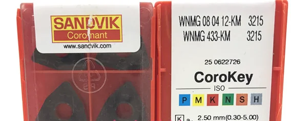 10 шт. вставки карбида WNMG080412-KM 3215
