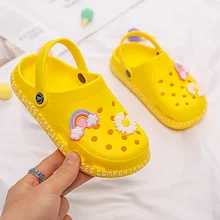 

Summer Toddler Slippers Cartoon Pattern Indoor Beach Shoes for Baby Boys Girls Breathable Soft Non Slip Cheap Kids Slipper TTX64