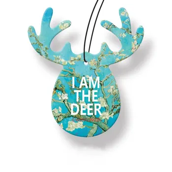 

Deer Shaped Car Pendant Air Freshener Decoration Solid Aromatherapy Perfume Tablet Scented Piece
