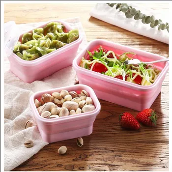 

Microwave Lunchbox Leak-Proof multiple colour Picnic Bento Lunch Box Portable Food Fruit Container 4pcs/set Kitchen supplies