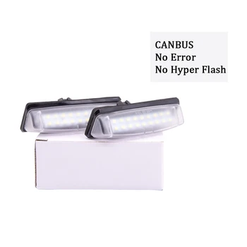 

2Pcs CanBus LED License Plate Lights For Toyota Camry/Aurion Avensis Verso Echo Prius LEXUS Is200 / Is300 1999~2005 Number lamp