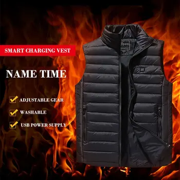 

Outdoor Men Electric Heated Vest USB Heating Vest Winter Thermal Polyester Camping Hiking Warm Hunting Jacket