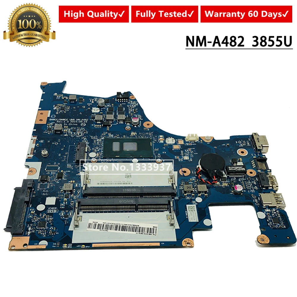 Материнская плата BMWQ1/BMWQ2 NM A482 для Lenovo Ideapad 300 15isk материнская ноутбука с SR2EV