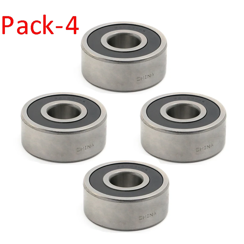 Pack Of 4 3/4" Front / Rear Wheel Bearings For Harley Big Twins