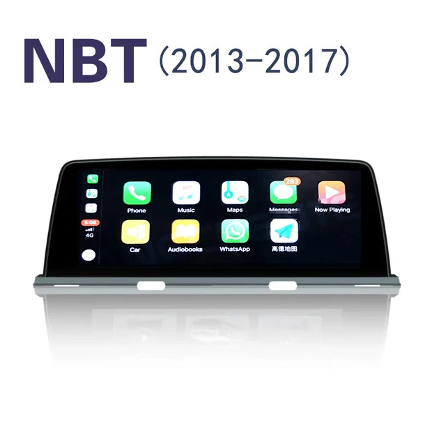 Новейший 10,2" Android 9,0 блок для BMW 6 серии 2010-2012 CIC/NBT Автомобильный мультимедийный радио gps навигация многоточечный сенсорный экран - Цвет: NBT built in Carplay