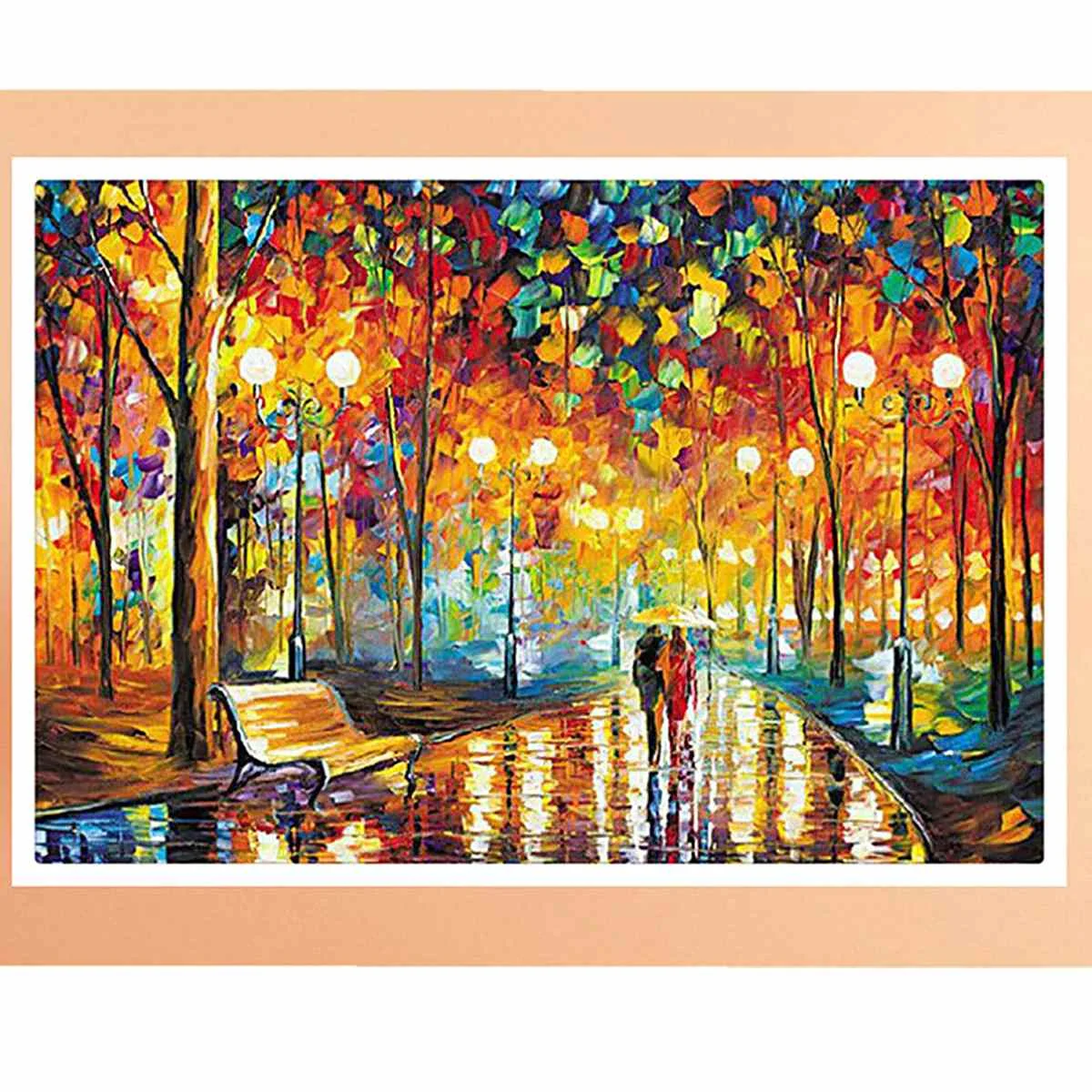 

5D DIY Diamond Painting "After the Rain" Embroidery Full Square Diamond Cross Stitch Rhinestone Painting Home Decor Gift