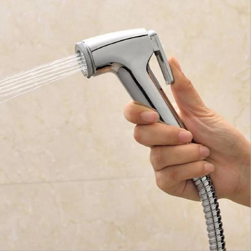 

Sprinkler + Hose + Bracket Kit Hand-held Bidet Toilet Bath Dead Corner Cleaning