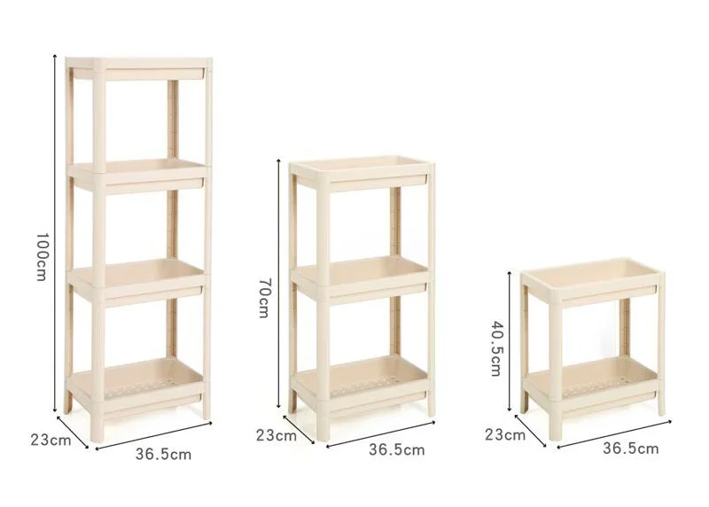 2/3/4 слоя Gap Кухня стеллаж для хранения пластмассовый уголок отделочный держатель бытовой Ванная комната полка пол Экономия пространства Организатор стеллаж для выставки товаров