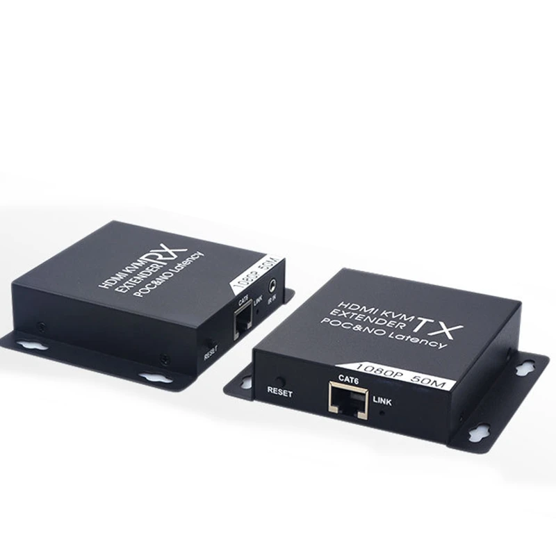 50 м HDMI KVM удлинитель HD 1080P CAT6 CAT6A CAT7 TX и RX ИК пульт дистанционного управления