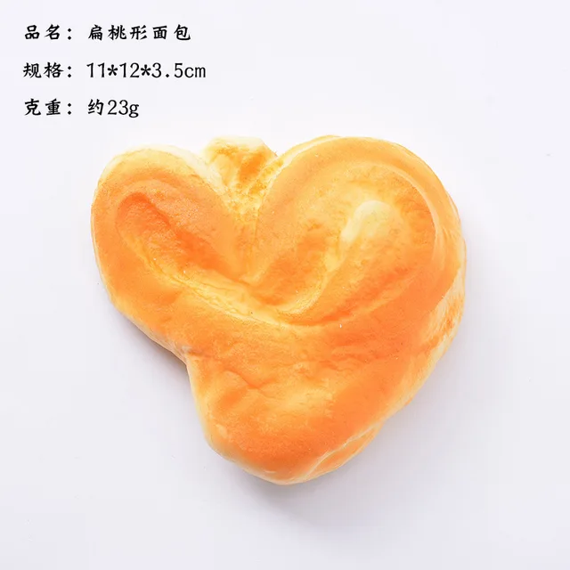 Artificial Bread Simulation Food Model Fake Doughnut Home Decoration Shop Window Display Photography Props Table Decor Funny Toy Fluorescence Yellow