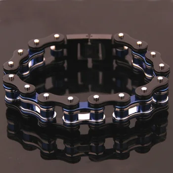 

Cool Motorcycle Men's Bracelet Punk Fashion Bike Motorcycle Chain Knight Men's 316L Stainless Steel Bracelet Riding Jewelry