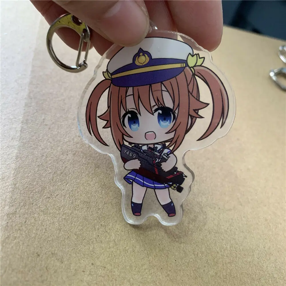 Аниме High School Fleet Misaki Akeno акриловый брелок ремешок Рисунок 6 см