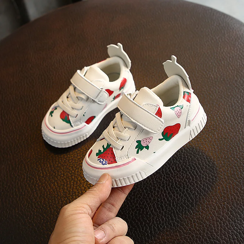 Children's shoes fashion cool boy spring and autumn leisure shoes cute flat girl sneakers 1-3 years old