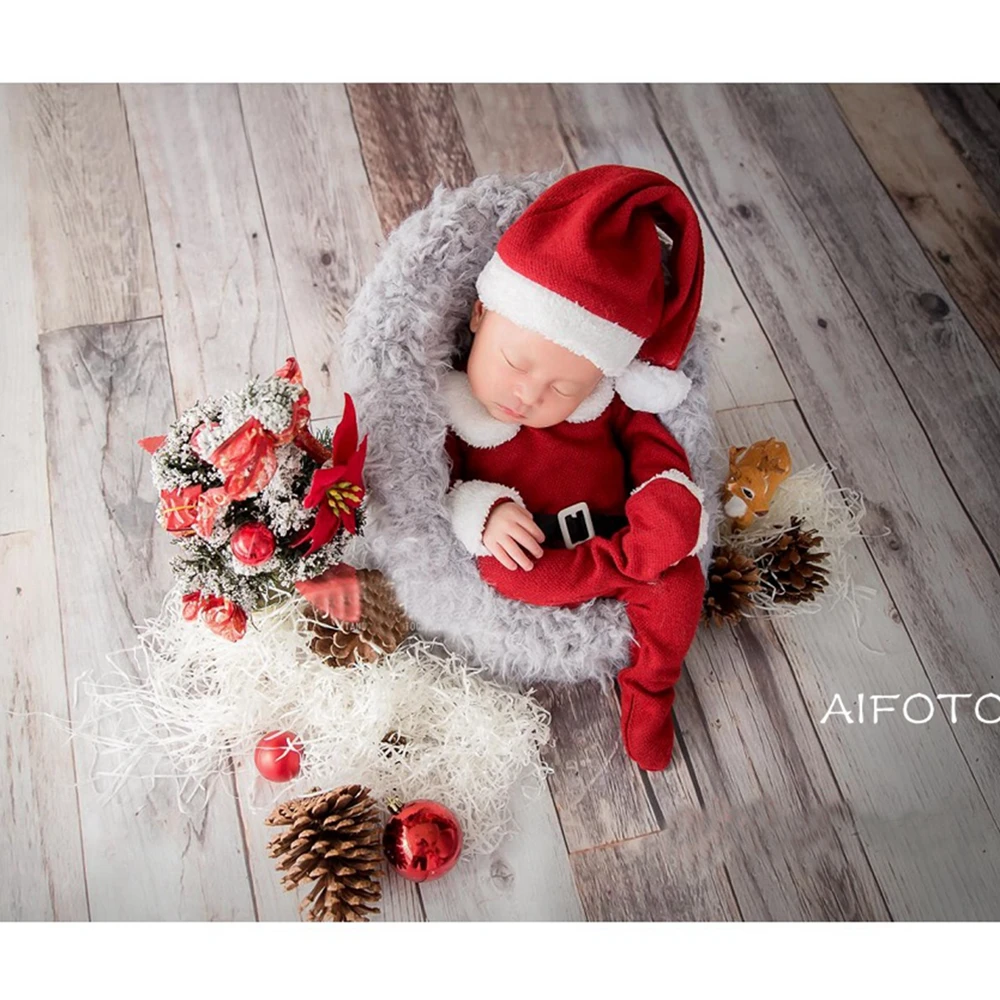 Baby Clothes 0-1 Month Christmas Romper Photography Props