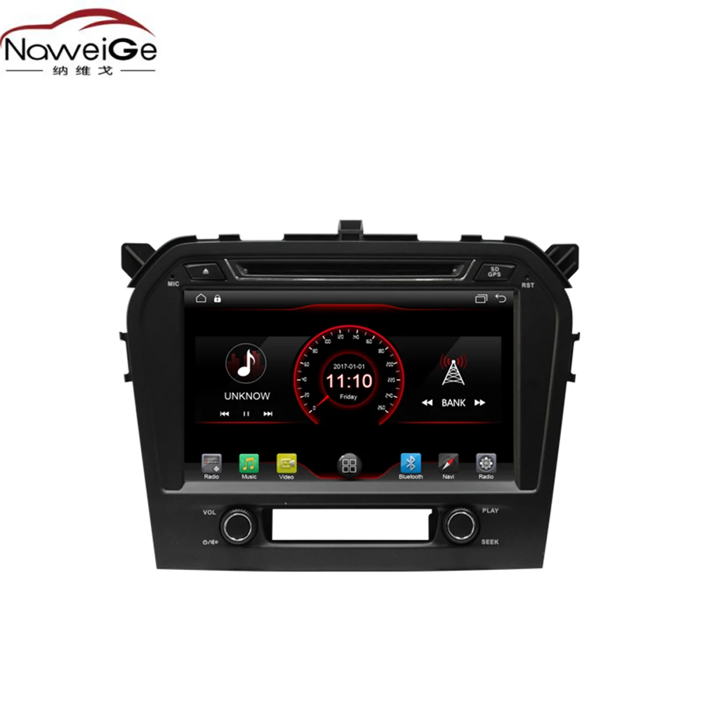 NaweiGe 9 дюймов Android четырехъядерный Процессор MTK 9,1 2+ 16 ГБ Автомобильный dvd для SUZUKI GRAND VITARA Авторадио gps навигация автомобильный мультимедийный проигрыватель