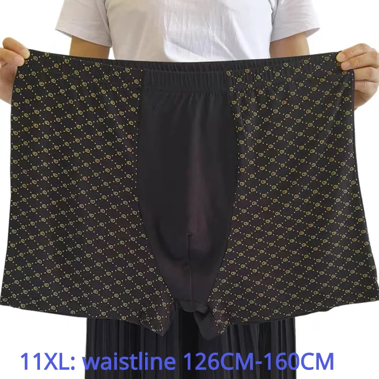 3-packs 2021 New Men's Boxer Pantie Lot Underpant Loose Large Short Cotton Plus  9XL 11XL Underwear Boxer Male   Men Underwear
