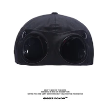 Уличная Ретро хип-хоп кепка для мужчин и женщин Ins индивидуальность дикие очки Пилот бейсбольная кепка