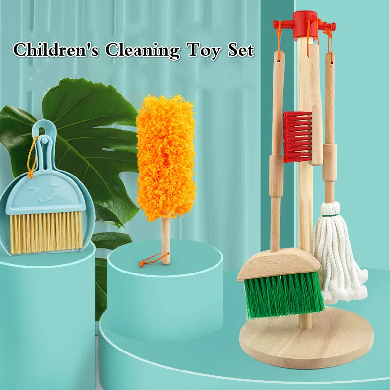 Kids Broom Set Cleaning Sweeping Play Set for Kindergarten Age 3-6 Years  Old - AliExpress