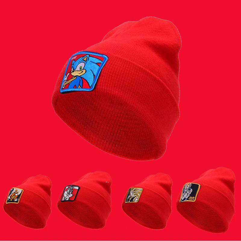 Dragon Ball VEGETA Beanie, высококачественные хлопковые повседневные шапочки для мужчин и женщин, теплая вязаная зимняя шапка, модная однотонная шапка унисекс