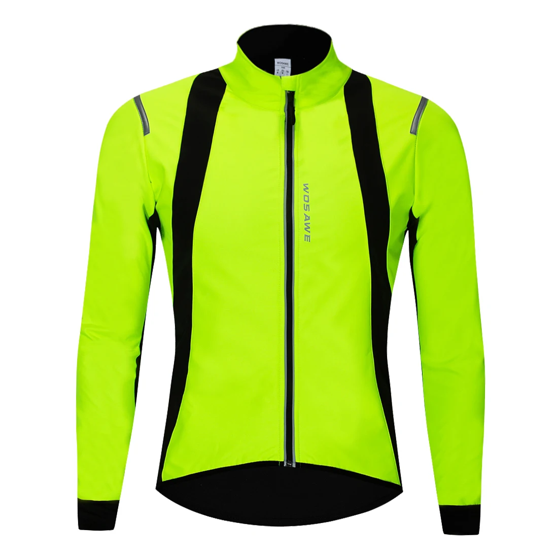

WOSAWE Warm up Rain Repellent Reflective Thermal Fleece Cycling Jackets Men Bike Bicycle MTB Coat Winter Windbreaker Clothing