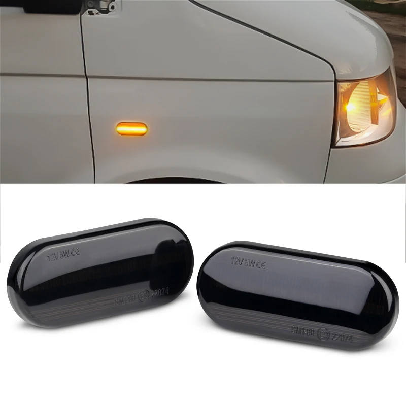 2PCS/Pair Dynamic Led Turn Signal Light For Volkswagen VW Bora Golf 3 4 Passat 3BG Polo SEAT Led Side Marker Lamp