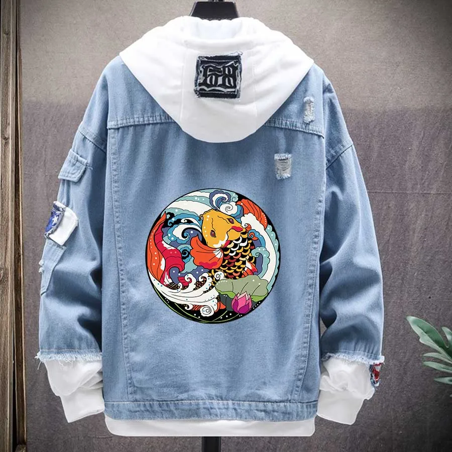 Unisex Japanese Streetwear Koi New 