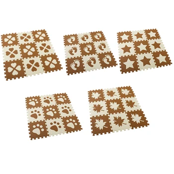 

9Pcs Baby EVA Foam Puzzle Play Mat Kids Star Rugs Toys Carpet for Childrens Interlocking Exercise Floor Tiles