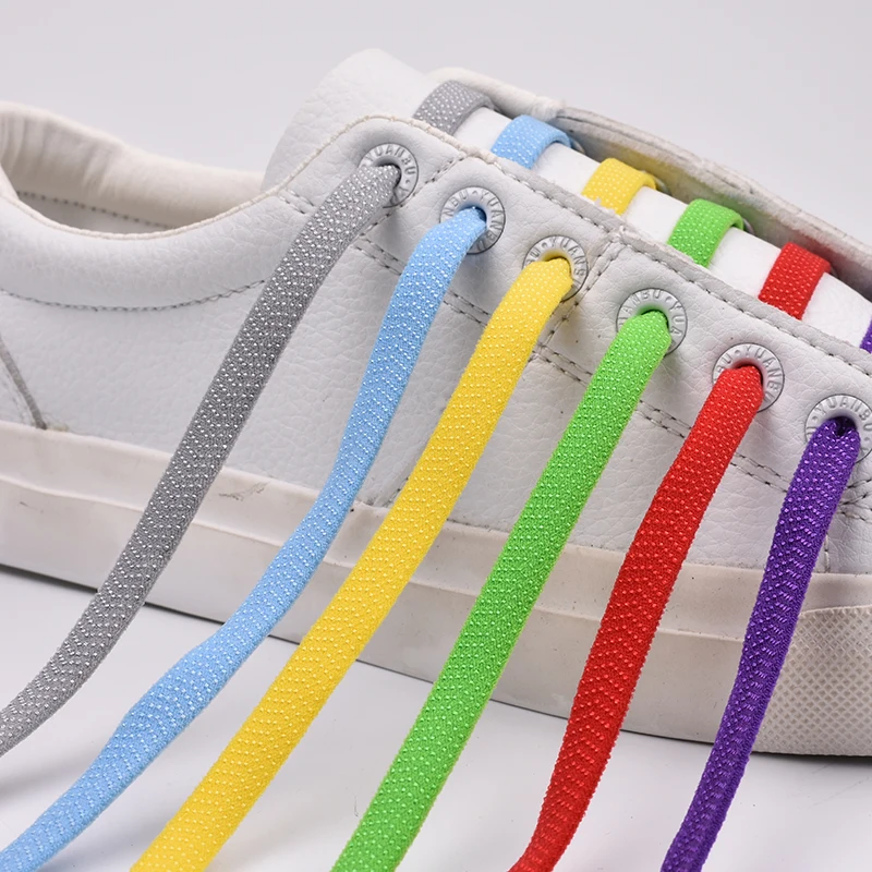 Elastic Cross buckle ShoeLaces New 1 Second Quick No Tie Shoe laces Kids Adult Unisex Sneakers Shoelace Lazy Laces Strings Elastic Cross buckle ShoeLaces New 1 Second Quick No Tie Shoe laces Kids Adult Unisex Sneakers Shoelace Lazy Laces Strings