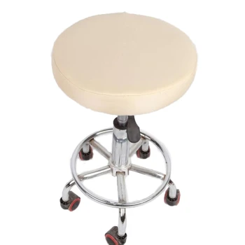 

Lellen Round Chair Cover Polar Fleece Fabric Seat Cover Bar Stool Cover For Bar Banquet Hotel Dining Home Decoration