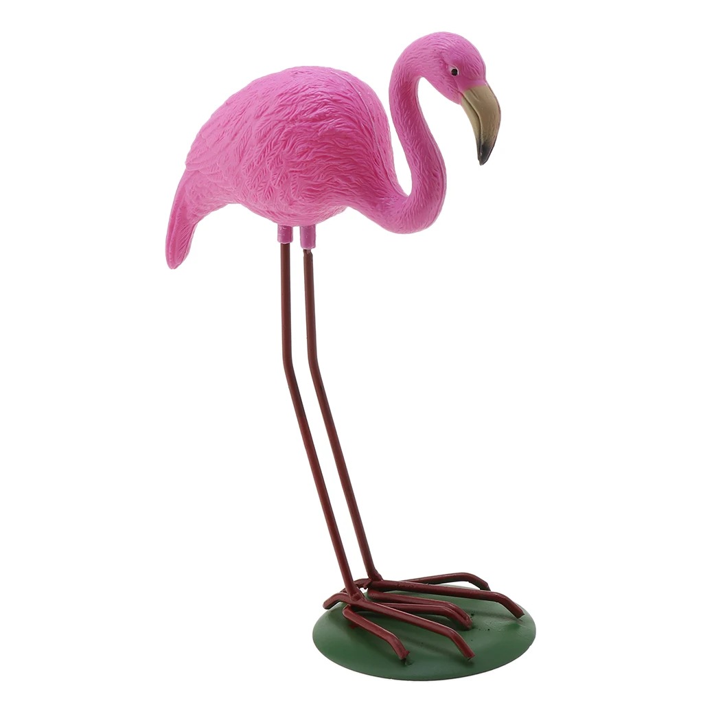 21.5 x 30cm Rose Red Look Up/Down Plastic Flamingo Yard Garden Lawn Decor Flamingo Yard Garden Lawn Ornaments Decor 