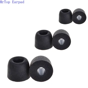 

3pairs Black Color Small Medium Large Size Memory Earbud Foam Tip for in-ear Earphones