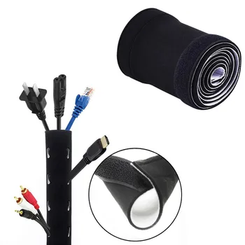 

1 Roll/ Pack Cable Organizer Wire Winder Clip Earphone Holder Mouse Cord Protector Wire Protection Sleeve Velcro