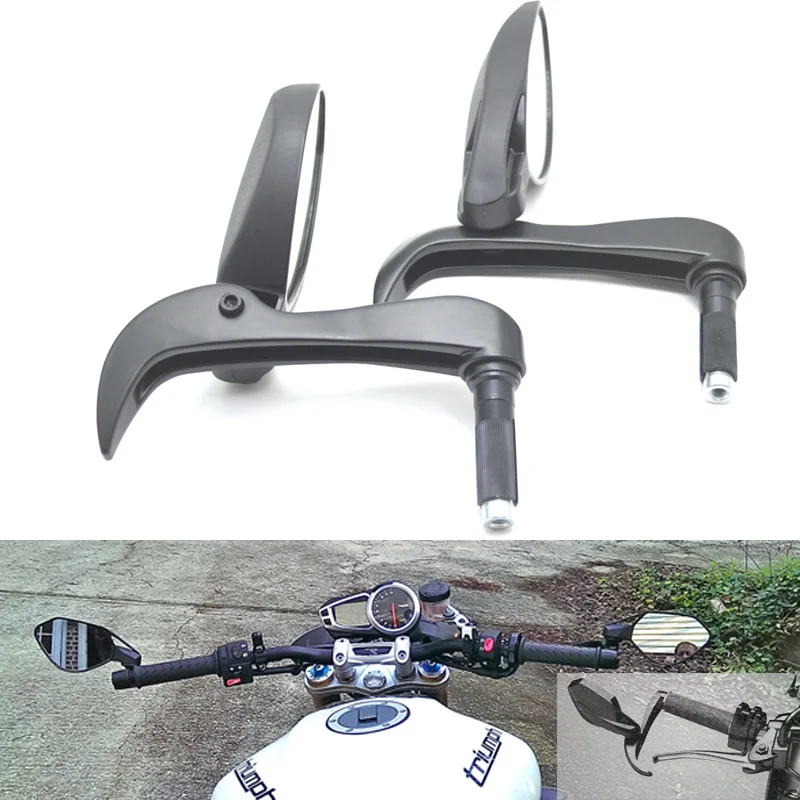 Боковые зеркала заднего вида для мотоцикла 22 мм YAMAHA FJR1300 XJR1300 XJR1200|Боковые и