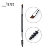Jessup Eyebrow Makeup Brush Dual-head Eyebrow Eyelash Brushes Eye Make Up Cosmetics Beauty Tools Synthetic Hair Wood Handle 1
