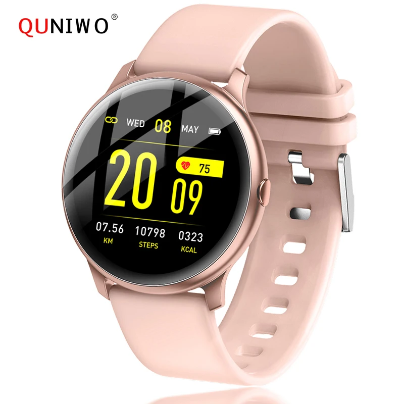 

2019 New Color Screen Waterproof Women Smart Watch Men Heart Rate Blood Pressure Monitoring Smartwatch relogio inteligente