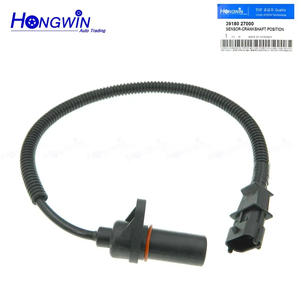 Датчик положения коленчатого вала для Hyundai Santa FE Trip Kia Sportage 39180-27000/ 39180 27000/ 3918027000 |