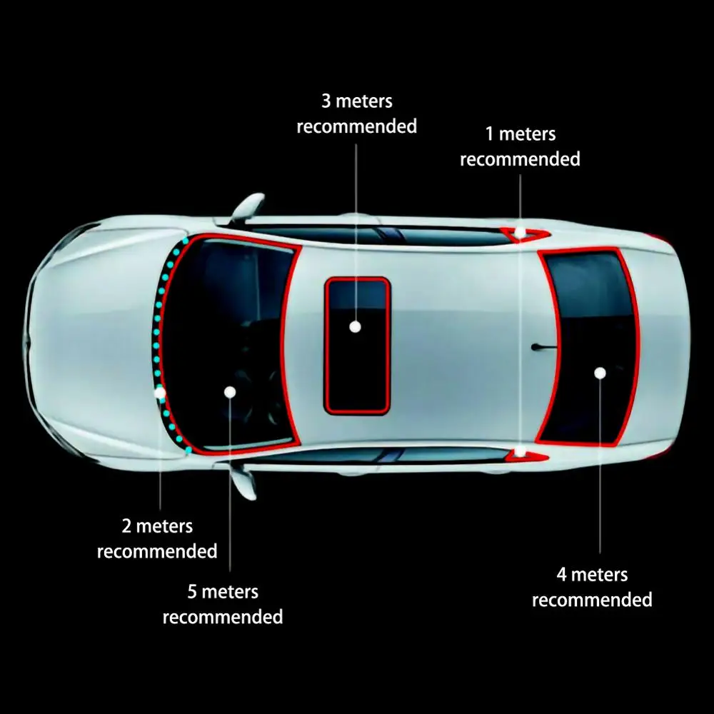 5 м резиновая прокладка уплотнения для приборной панели автомобиля зазор